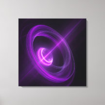 Abstract Cosmic Light Canvas Wall Art