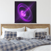 Abstract Cosmic Light Canvas Wall Art キャンバスプリント (インサイチュ (寝室))