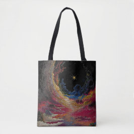 Abstract Cosmic Night Tote Bag トートバッグ