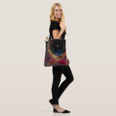 Abstract Cosmic Night Tote Bag トートバッグ (モデル)