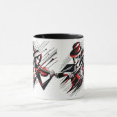 Abstract Couple with Violin マグカップ (中央)
