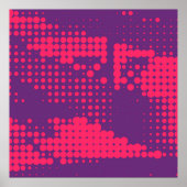 Abstract Creative concept comics pop art style bla ポスター (正面)