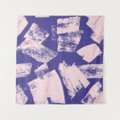 Abstract creative seamless pattern with brush stro タペストリー (正面(横))