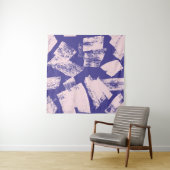 Abstract creative seamless pattern with brush stro タペストリー (インサイチュ(横))