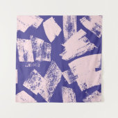 Abstract creative seamless pattern with brush stro タペストリー (正面)