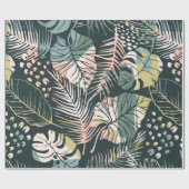 Abstract creative seamless pattern with tropical p ラッピングペーパー (フラット)