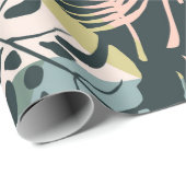Abstract creative seamless pattern with tropical p ラッピングペーパー (ロールコーナー)