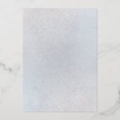 abstract cross First Holy Communion 箔招待状 (裏面)
