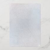 abstract cross First Holy Communion 箔招待状 (裏面)