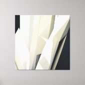Abstract Crystalline Geometry キャンバスプリント (正面)