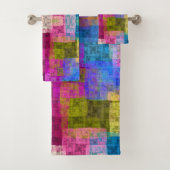 Abstract cubes バスタオルセット (インサイチュ)