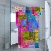 Abstract cubes バスタオルセット