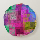 Abstract cubes ラウンドクッション (裏面)