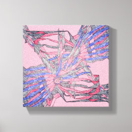 Abstract Current Rhapsody Canvas キャンバスプリント