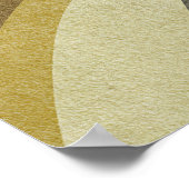 Abstract Curved Shapes Wall Art Decor For Bedroom ポスター (角)