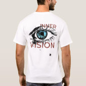 Abstract Cyber Eye Graphic - Inner Truth Vision St Tシャツ (裏面)