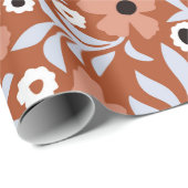 Abstract daisy flowers vintage background. Small s ラッピングペーパー (ロールコーナー)