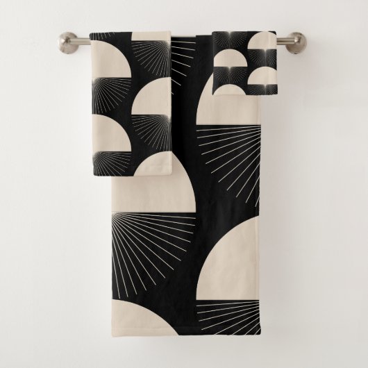 Abstract Dandelion Handtücher Boho Style  バスタオルセット (インサイチュ)