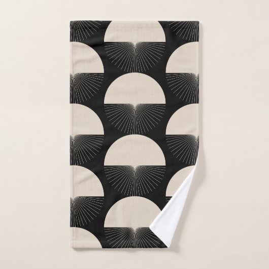 Abstract Dandelion Handtücher Boho Style  バスタオルセット (ハンドタオル)