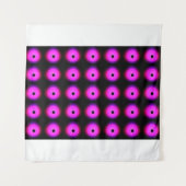 Abstract dark background for design with bright pi タペストリー (正面)