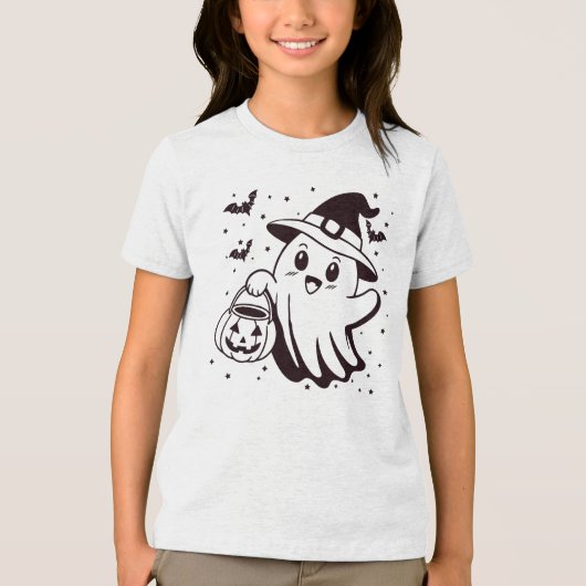 Abstract dark background with swirling spooky トライブレンドＴシャツ (正面)