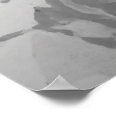 Abstract dark blue and grey ポスター (角)