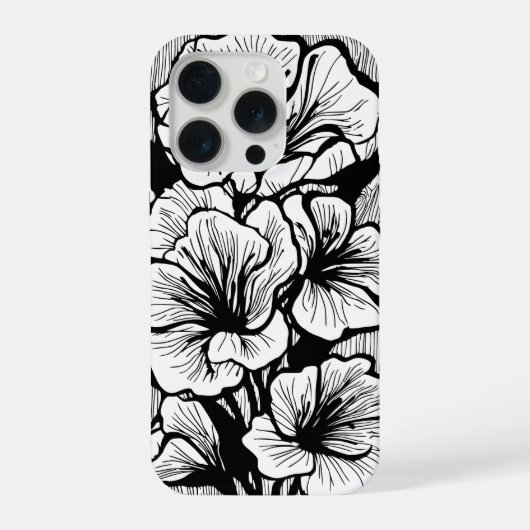 Abstract Dark Blur Gradient Minimalist Aesthetic iPhoneケース (裏面)