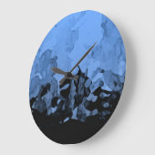 Abstract _dark reloj ラージ壁時計 (傾斜)