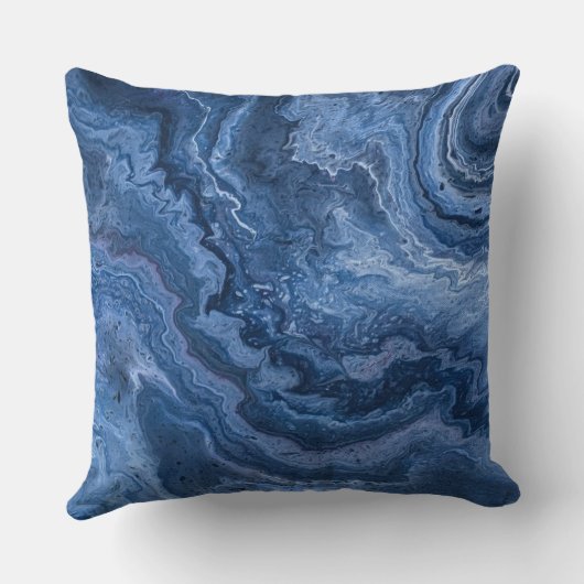 Abstract Deep Blue Marble クッション (裏面)