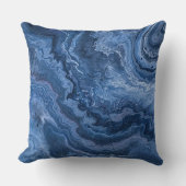 Abstract Deep Blue Marble クッション (正面)