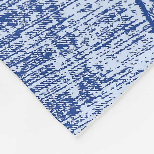 Abstract Denim Pockets Patchwork Seamless Pattern  フリースブランケット (角)