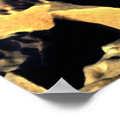 Abstract Desert Landscape ポスター (角)