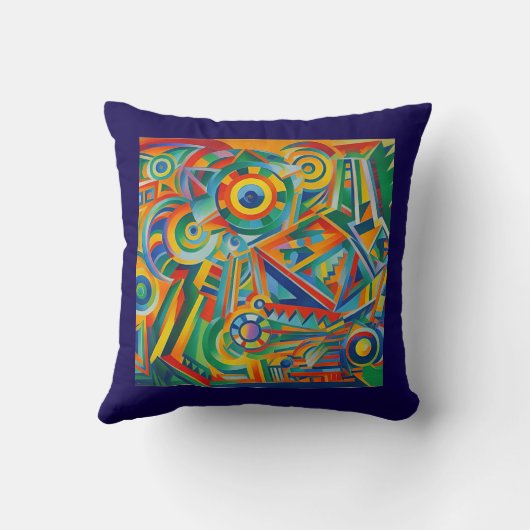 Abstract design クッション (裏面)