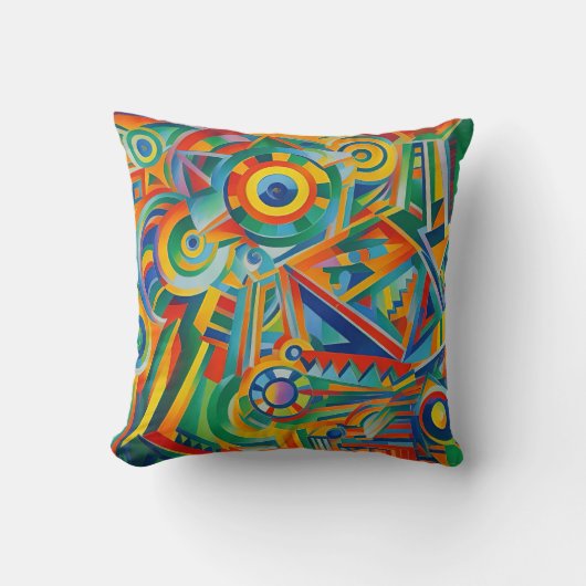 Abstract design クッション (正面)