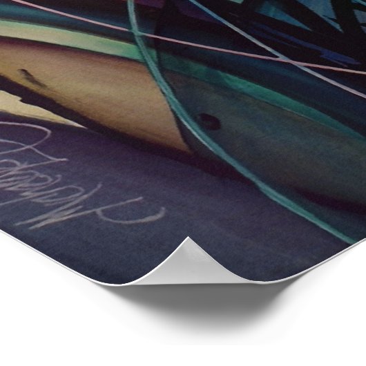 'Abstract Design' ポスター (角)