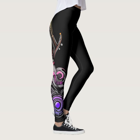 Abstract design レギンス (右)