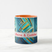 abstract design funny mug for girlfriend マグカップ (中央)
