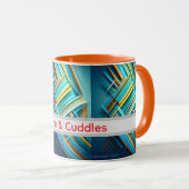 abstract design funny mug for girlfriend マグカップ (正面右)