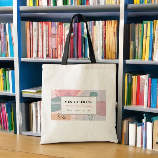 Abstract Design Kindergarten Teacher Gift Tote Bag トートバッグ