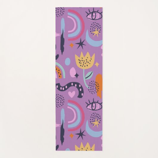 Abstract design -Modern geometric ヨガマット (正面)