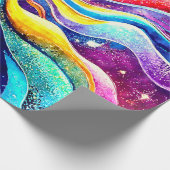 ABSTRACT DESIGN OUTER SPACE ラッピングペーパー (角)
