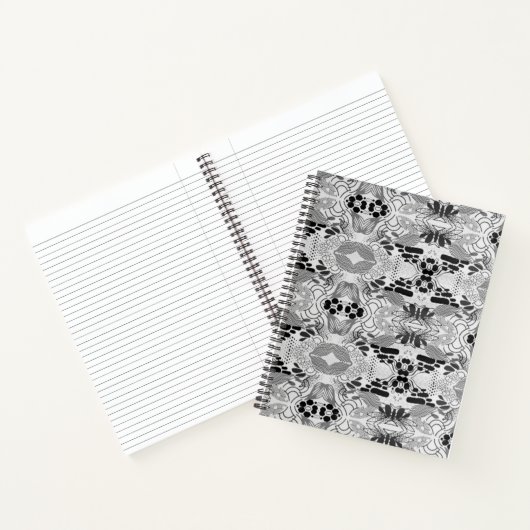 Abstract design themed notebook for writing ノートブック (内部)