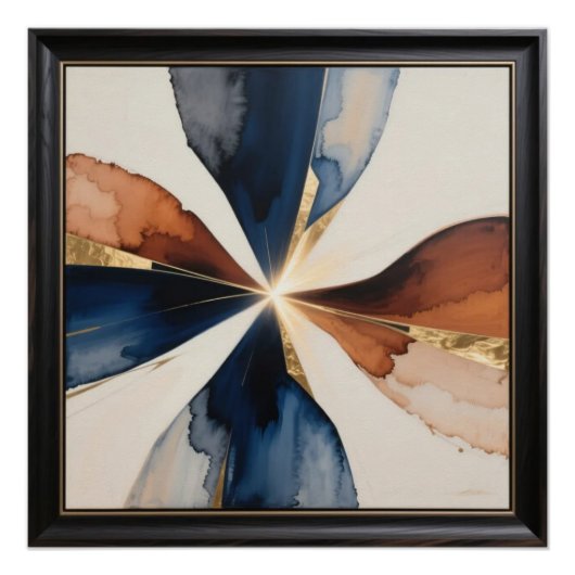 Abstract Design Wall Art ポスター (正面)