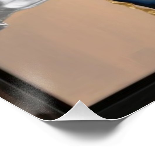 Abstract Design Wall Art ポスター (コーナー)