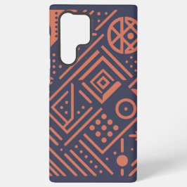 Abstract design with geometric shapes samsung galaxy s22 ultraケース