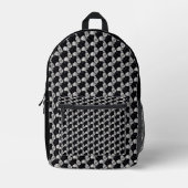 Abstract digital pattern 1190 - Backpack プリントバックパック (正面)