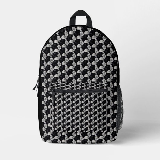 Abstract digital pattern 1190 - Backpack プリントバックパック (正面)