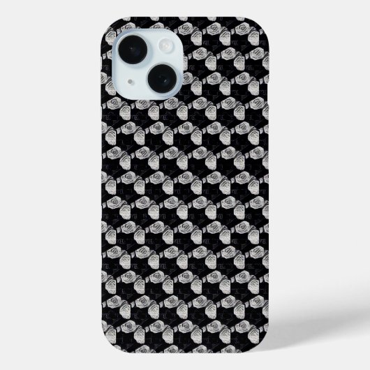 Abstract digital pattern 1190 - Iphone Case Case-Mate iPhoneケース (裏面)