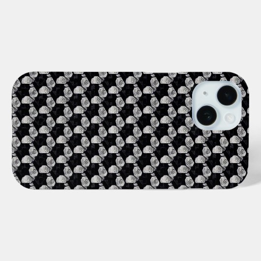 Abstract digital pattern 1190 - Iphone Case Case-Mate iPhoneケース (裏面 (横))
