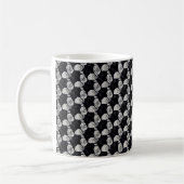 Abstract digital pattern 1190 - Mug コーヒーマグカップ (左)